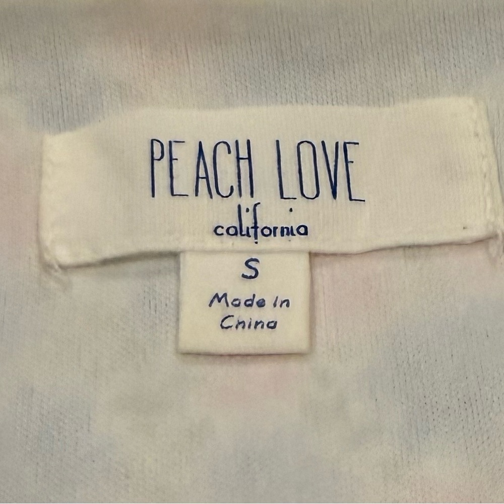 Vici Boutique Peach Love California Floral Puff Sleeve Tier Dress Women Small - Picture 6 of 8